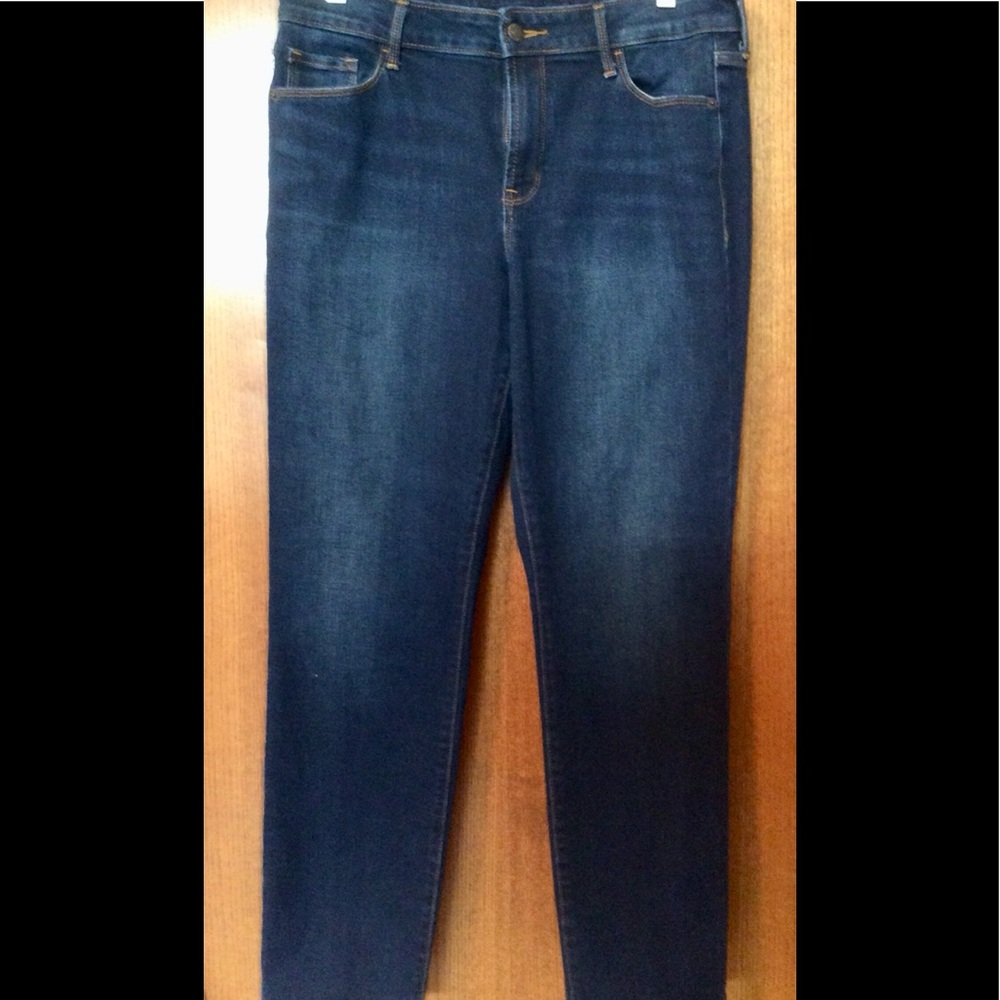 Old Navy Power Straight Dark Wash Jeans